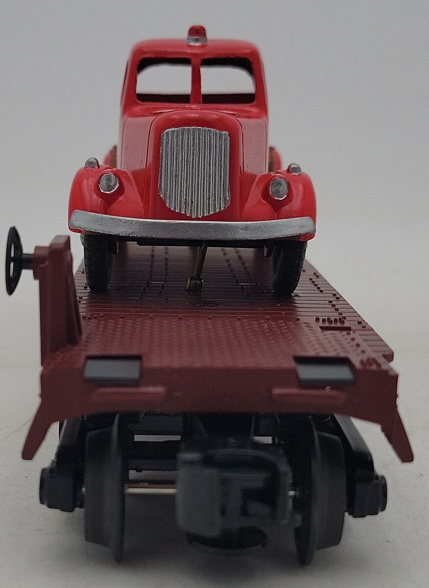 MTH 30-7664 O Gauge Santa Fe Flatcar #94283 (Custom)/Box