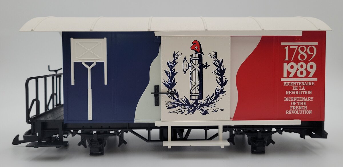 LGB 4028FR G Scale 1789-1989 French Revolution Bicentenial Boxcar EX/Box