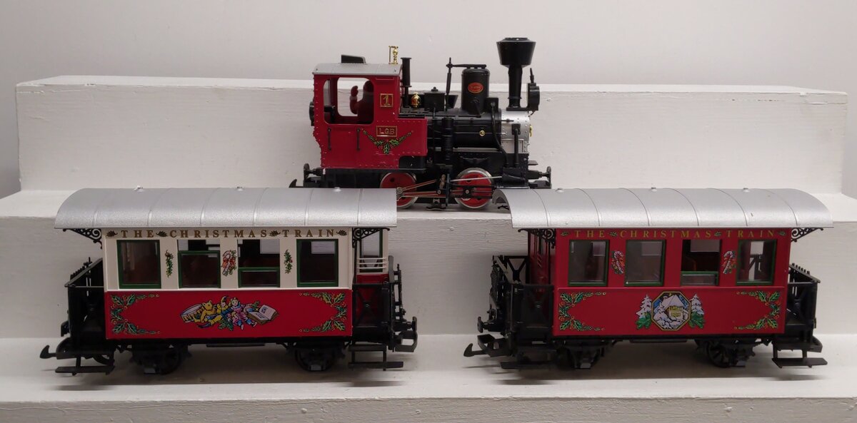 LGB 21540 G Gauge Christmas Steam Train Set EX/Box
