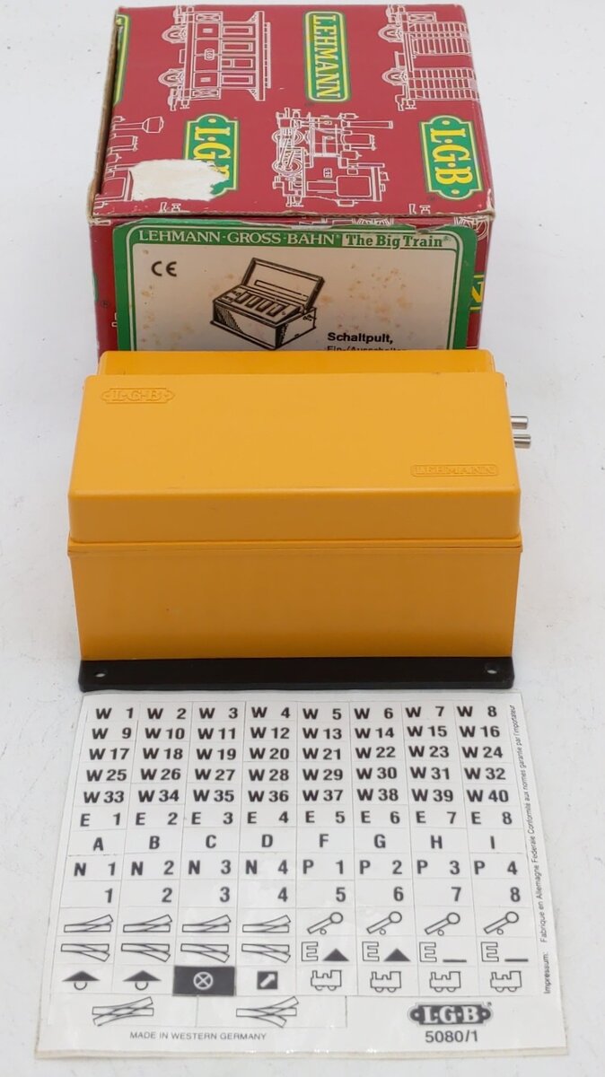 LGB 5180 G Scale On/Off Switch Control Box EX/Box