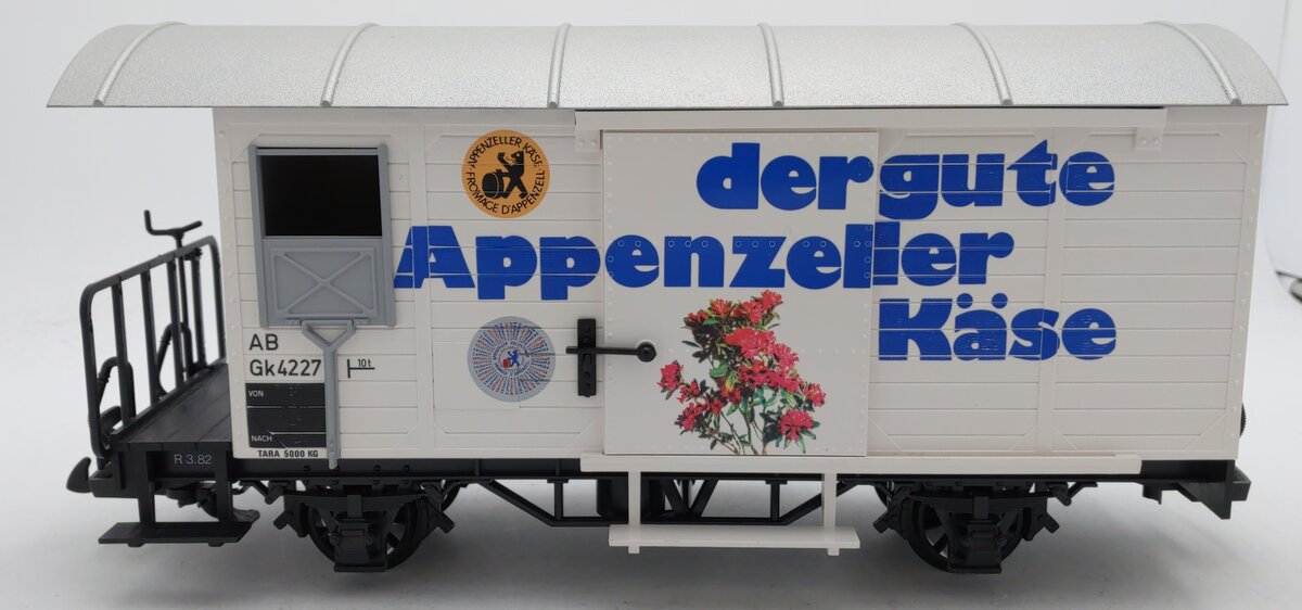 LGB 4328 G Scale Dergute Appenzzeller Kase Boxcar LN/Box