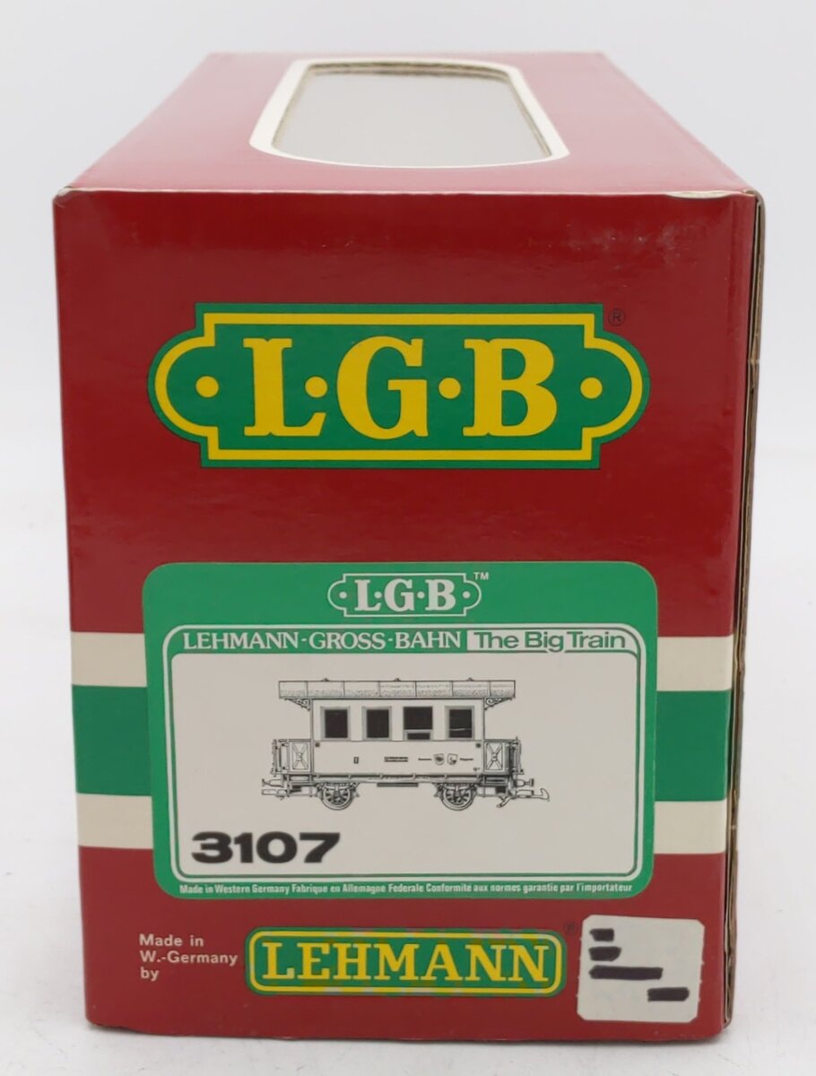 LGB 3107 G Scale Passenger Coach Car EX/Box