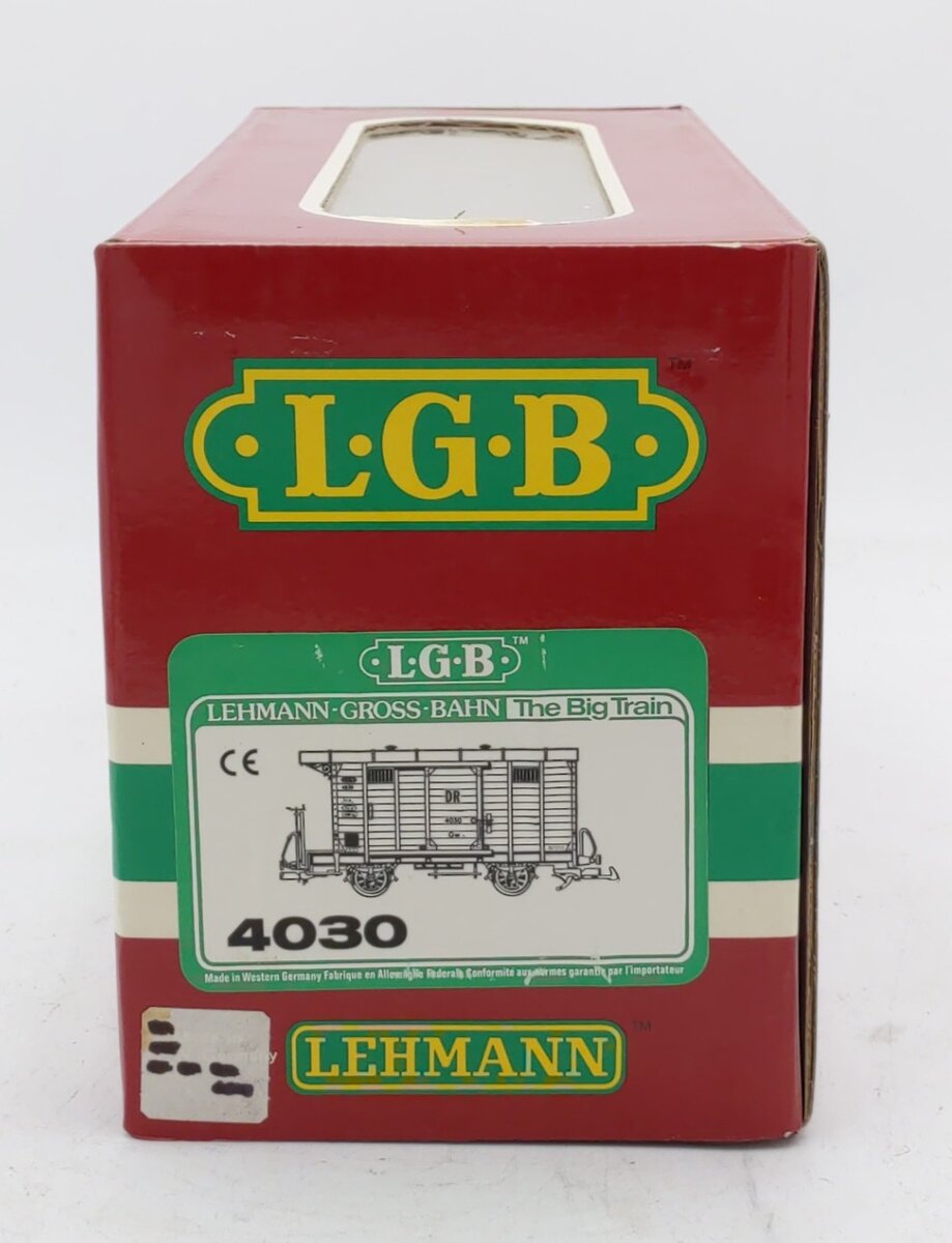 LGB 4030 G Scale Deutsche Reichsbahn Brown Boxcar LN/Box