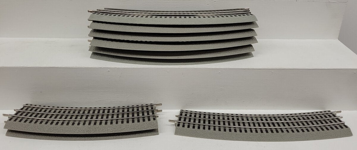 Lionel O Gauge Assorted FasTrack Curved Sections [9] EX