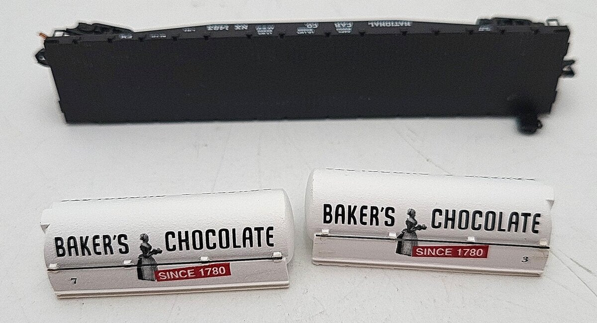 Micro-Trains NSC MTL 07-126 N Scale Baker's Chocolate Billboard Flat Car #1483 LN/Box