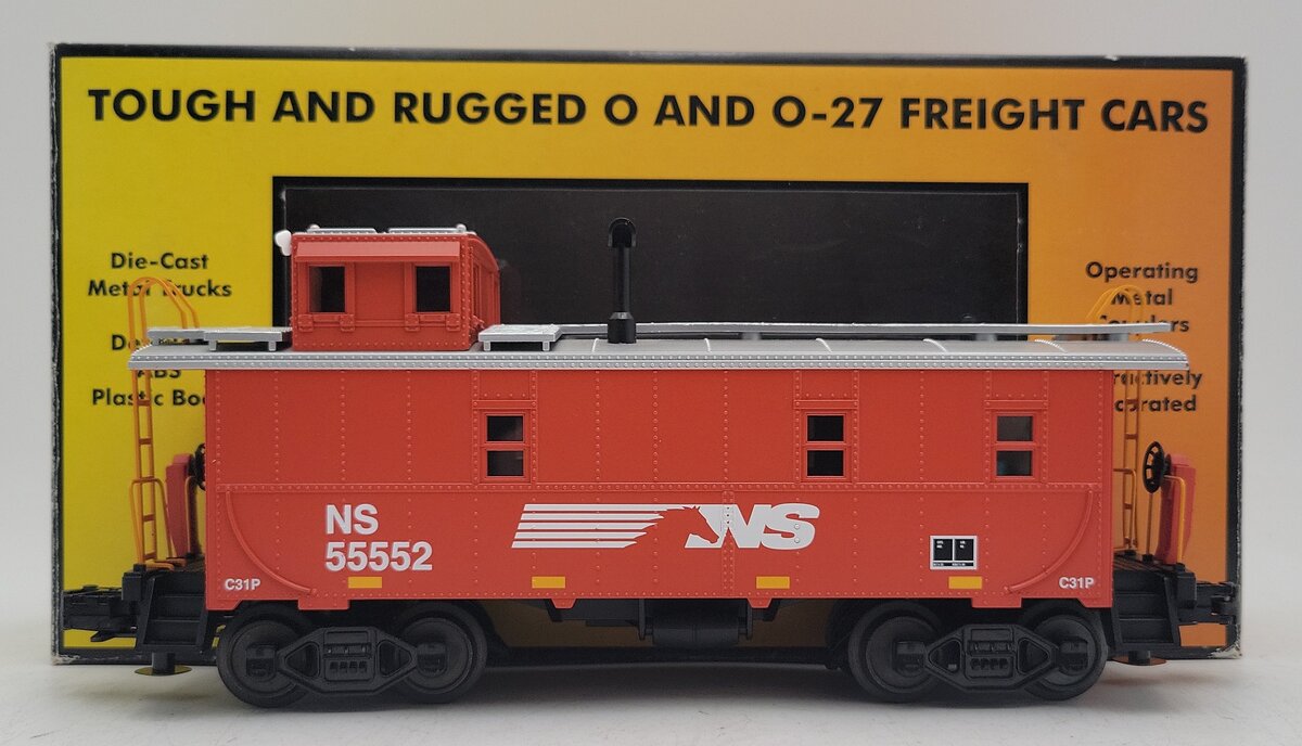 MTH 30-4219C O Gauge Norfolk Southern Offset Steel Caboose #55552 EX/Box