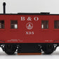 Aristo-Craft ART46952 G Scale B&O Track Cleaning Caboose (Metal Wheels) EX