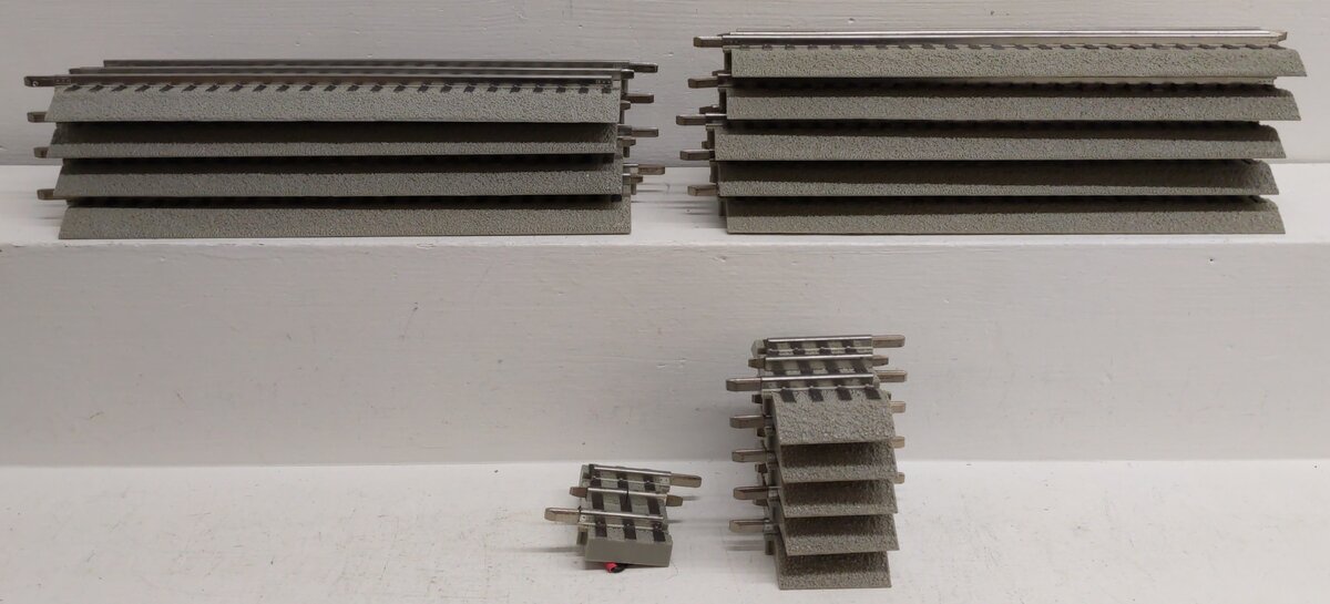Lionel O Gauge Assorted FasTrack Straight Track Sections [15] EX
