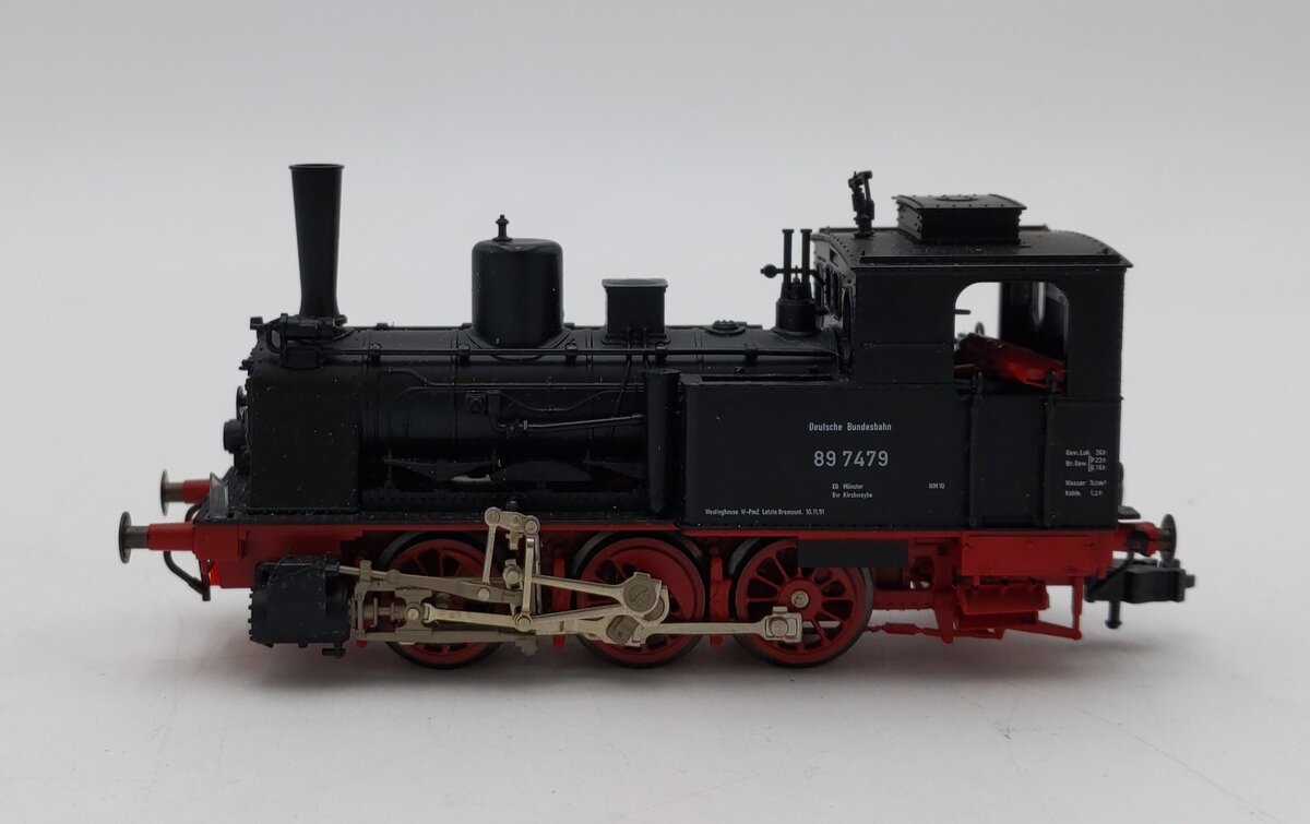 Fleischmann 4010 HO DR Class 89 0-6-0 Steam Locomotive #89 7479 EX