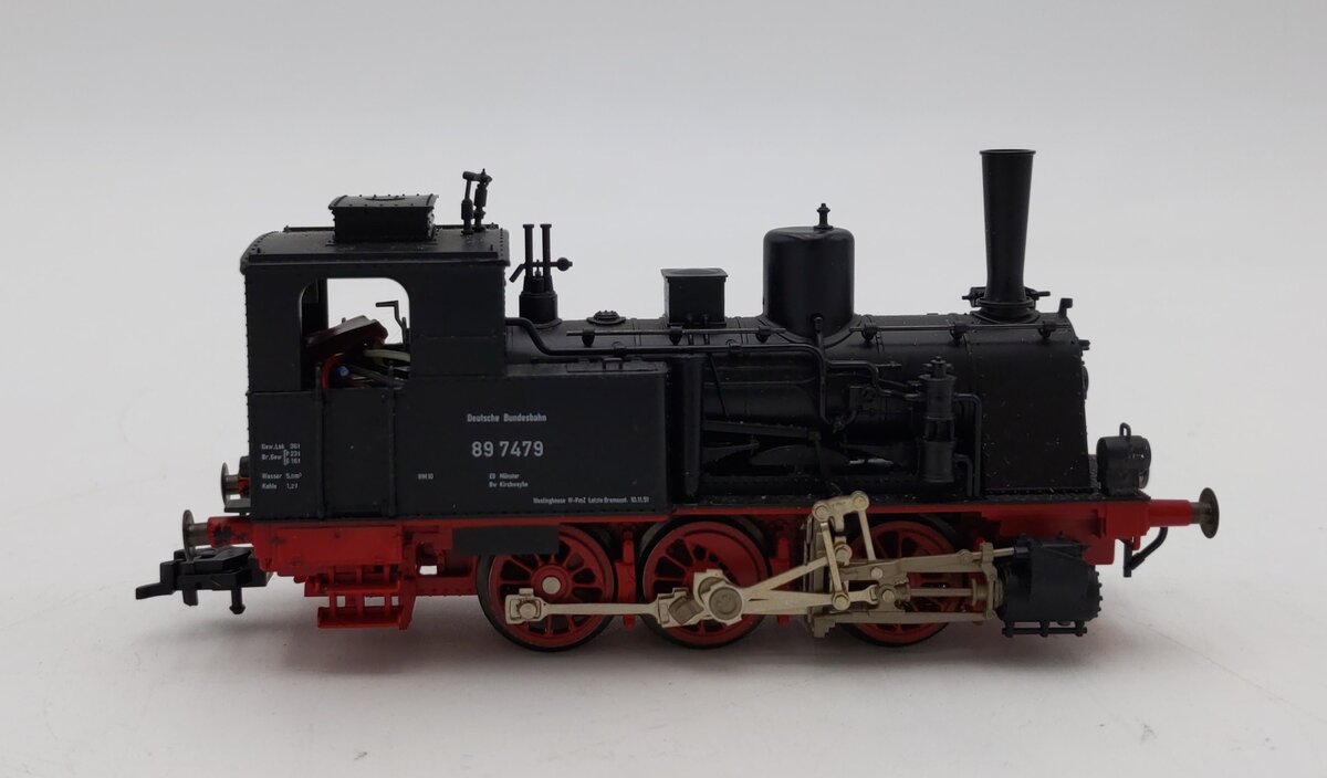 Fleischmann 4010 HO DR Class 89 0-6-0 Steam Locomotive #89 7479 EX