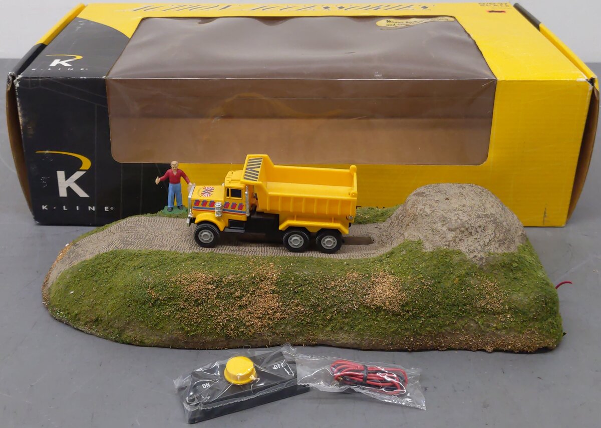 K-Line k-42414 O Gauge Dump Truck Construction Scene LN/Box