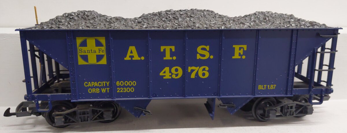 LGB 4976 G Scale Santa Fe 2-Bay Hopper VG/Box