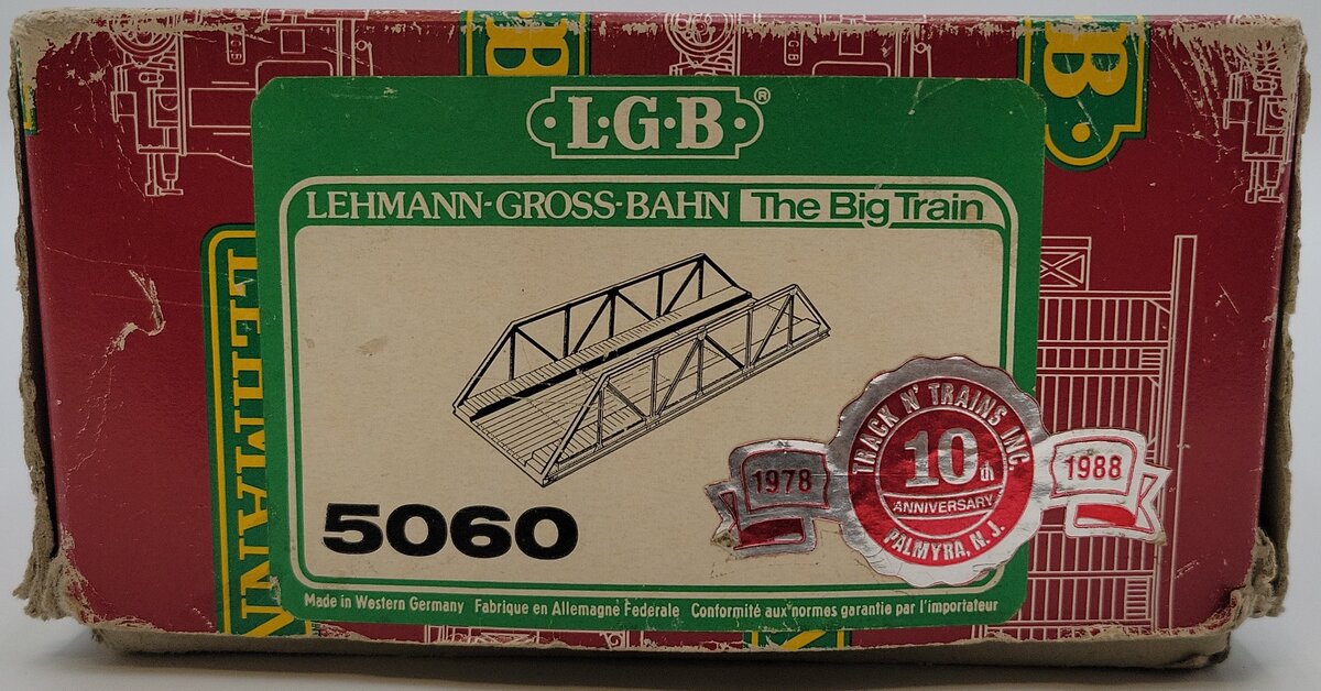 LGB 5060 G Scale Short Truss Bridge VG/Box