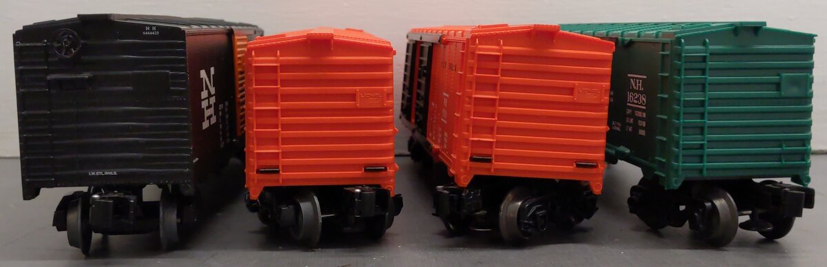 Lionel and Williams O New Haven Assorted Boxcars: #16238, #9719, #6464425 [4] VG/Box