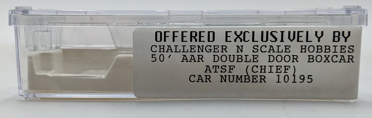 Challenger Hobbies 10195 N ATSF 50' AAR Double Door Boxcar Chief LN/Box