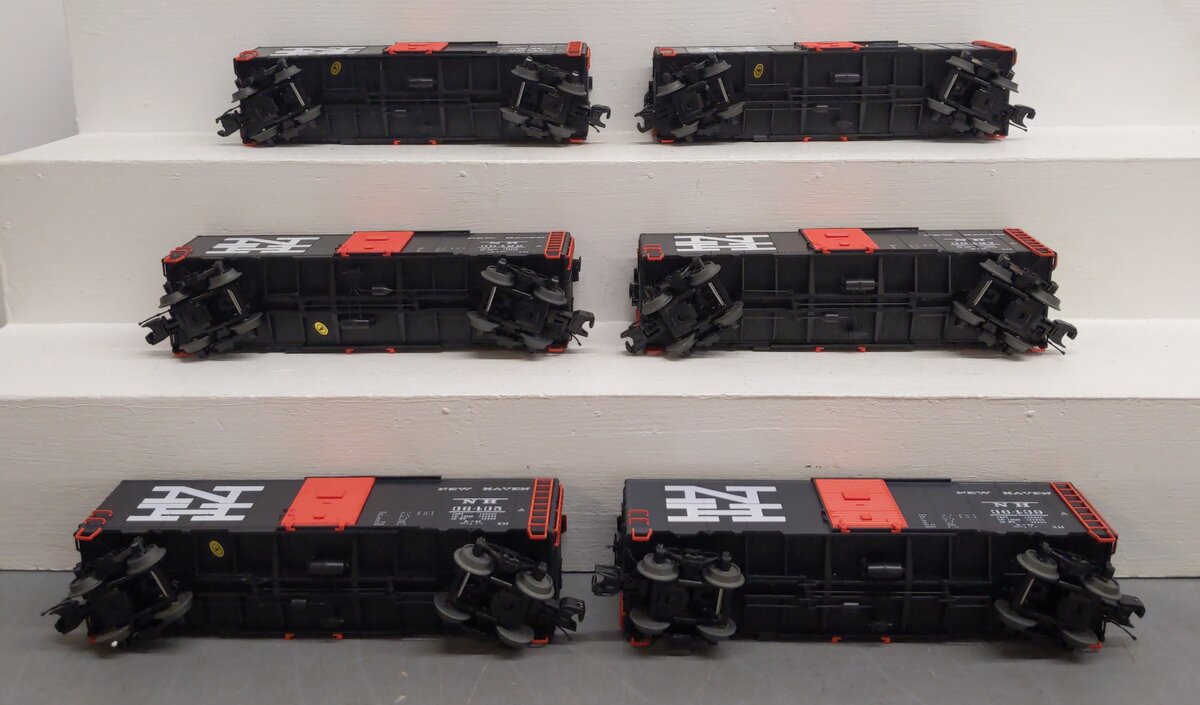 MTH 20-90582 O New Haven 40' AAR Box Car Set (Set of 6) LN/Box
