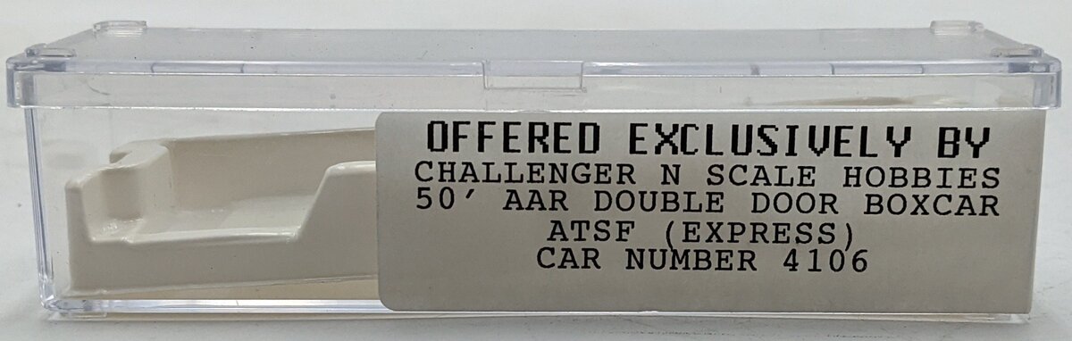 Challenger Hobbies 4106 N ATSF 50' AAR Double Door Boxcar Express LN/Box