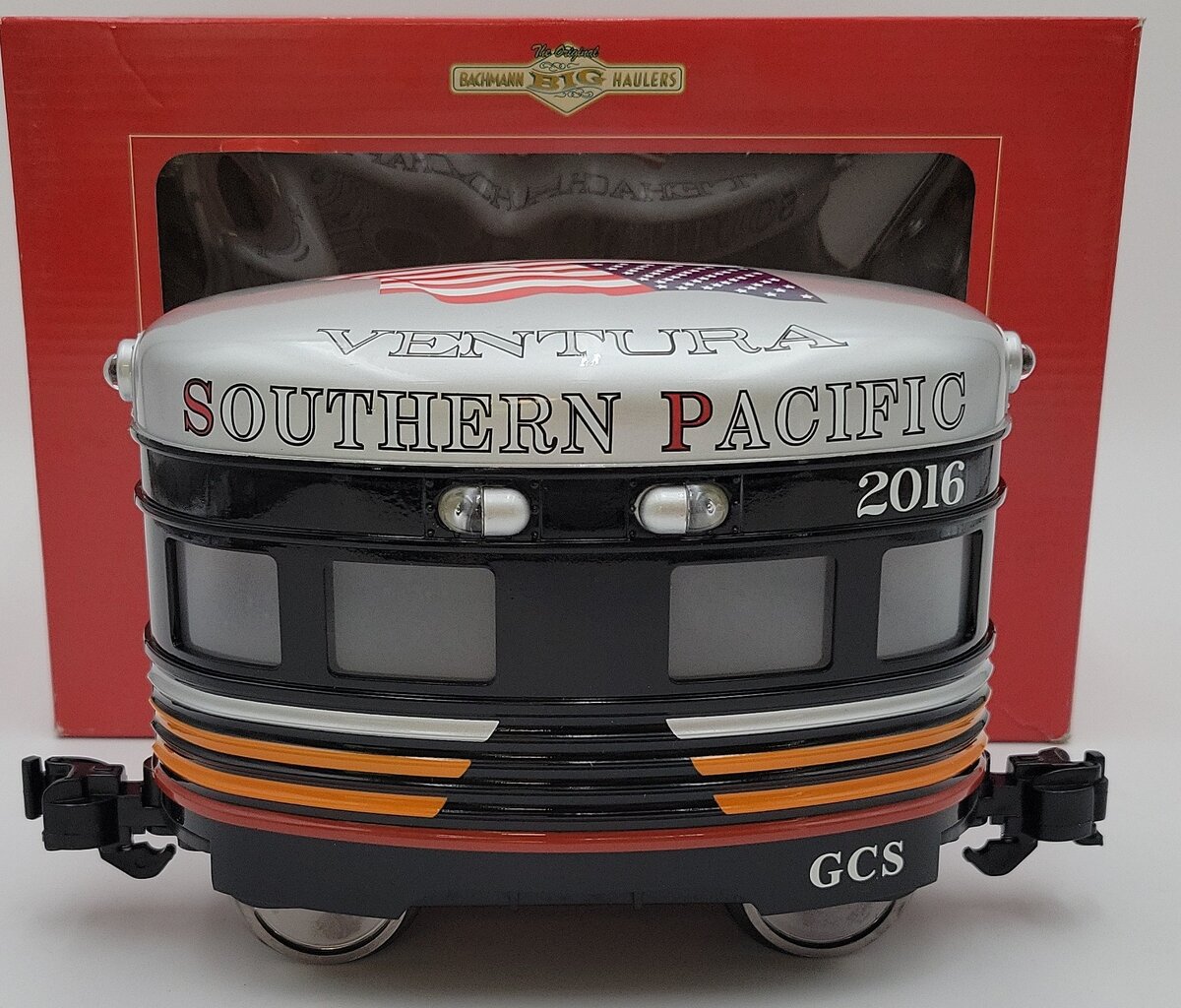 Bachmann 96275 G Scale LS Eggliner SP Black Widow Motorized Unit #2016 LN/Box
