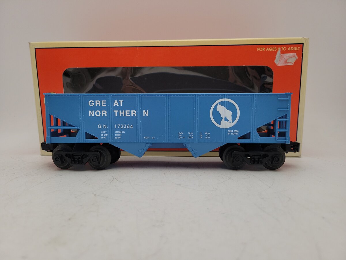 Lionel 6-16443 O Gauge Great Northern 2-Bay Hopper #172364 EX/Box