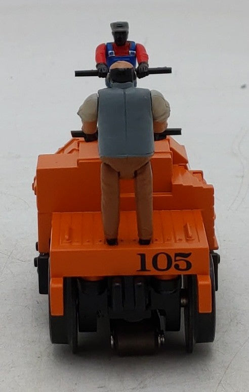 MTH 305236 O MoW Operating Handcar/orange #105