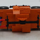 MTH 305236 O MoW Operating Handcar/orange #105 LN/Box