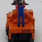 MTH 305236 O MoW Operating Handcar/orange #105