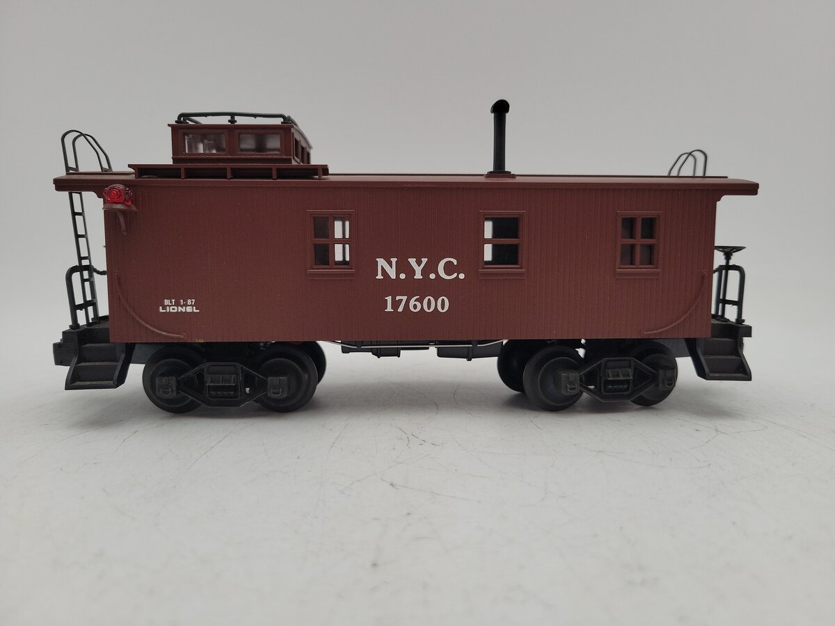 Lionel 6-17600 O Gauge New York Central Woodside Illuminated Caboose #17600 VG