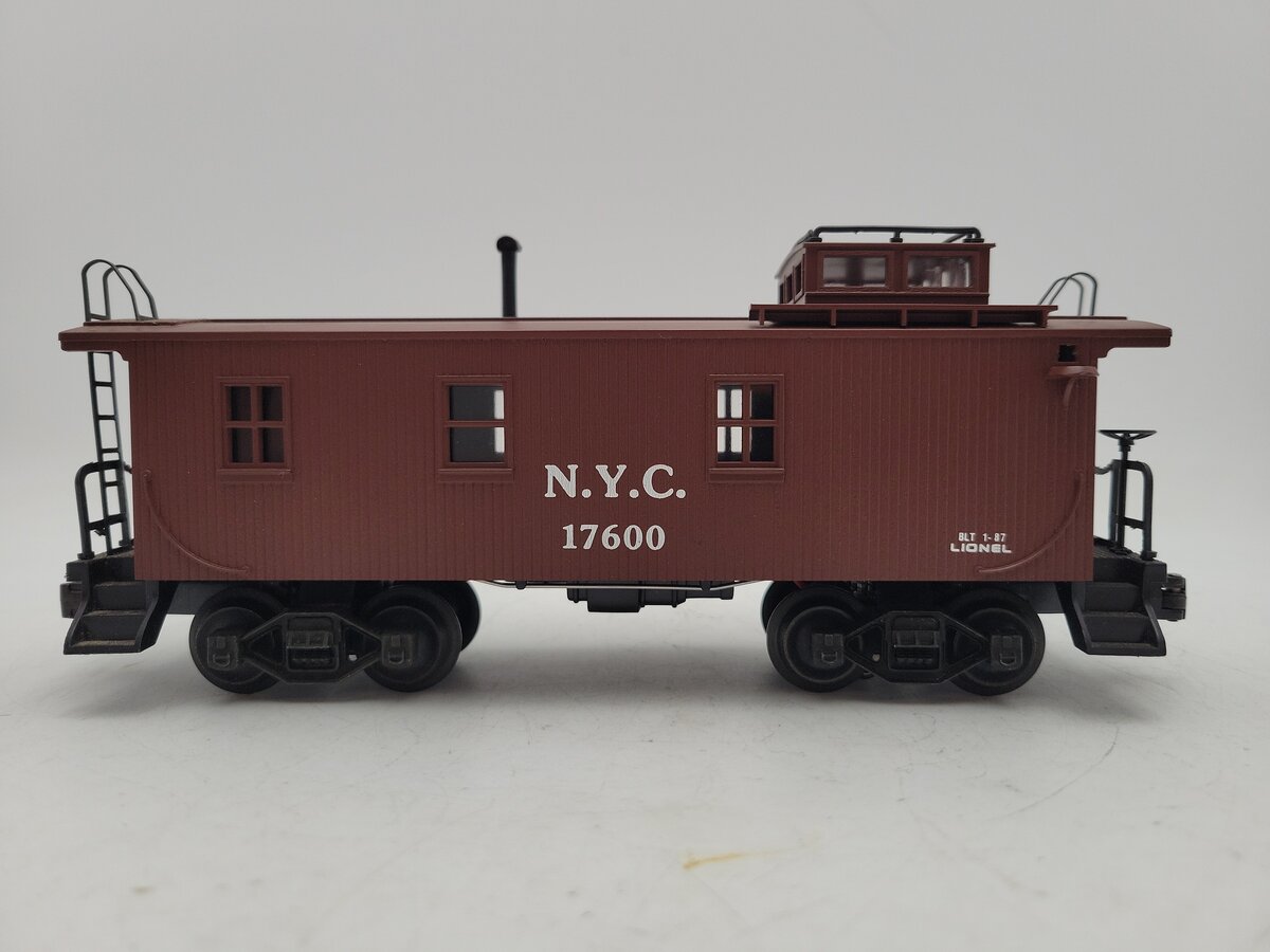 Lionel 6-17600 O Gauge New York Central Woodside Illuminated Caboose #17600 VG