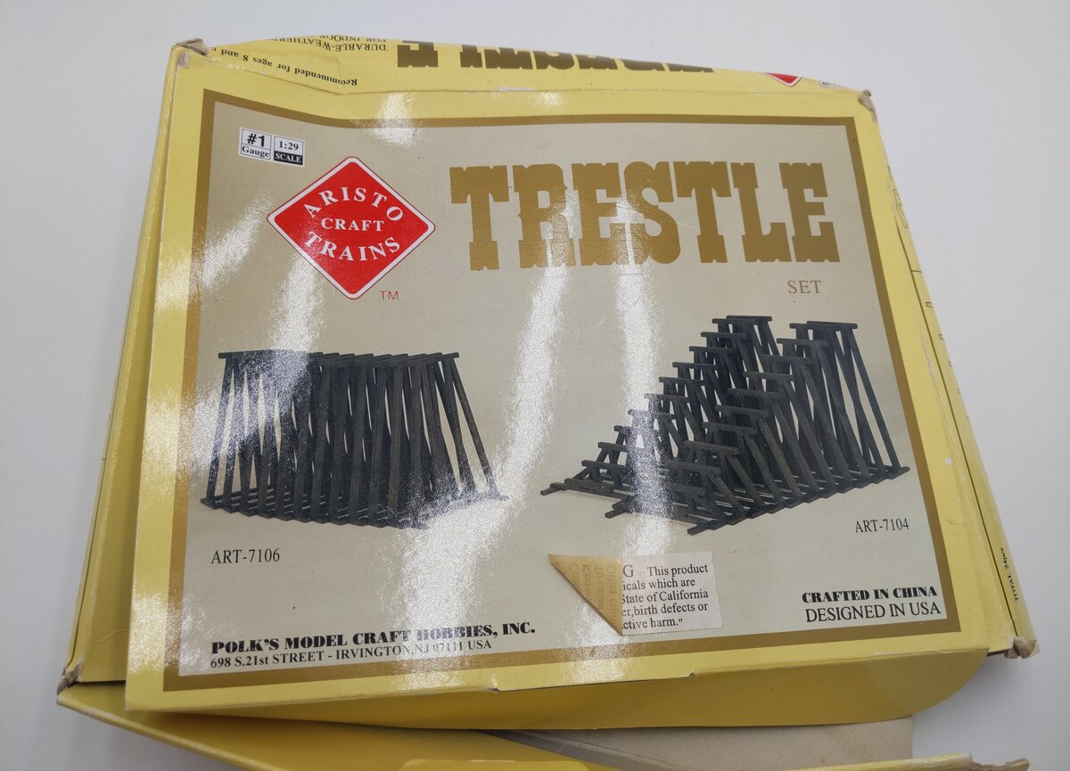 Aristo-Craft 7106 G 12-Piece Elevated Trestle Set LN/Box