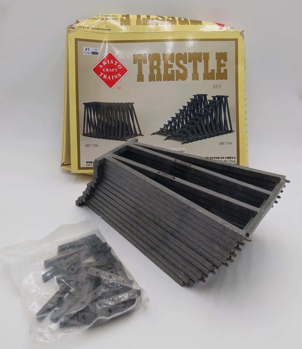 Aristo-Craft 7106 G 12-Piece Elevated Trestle Set LN/Box