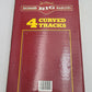 Bachmann 94501 G Scale Curved Steel Alloy Track with Plastic Ties (Pack of 4) EX/Box