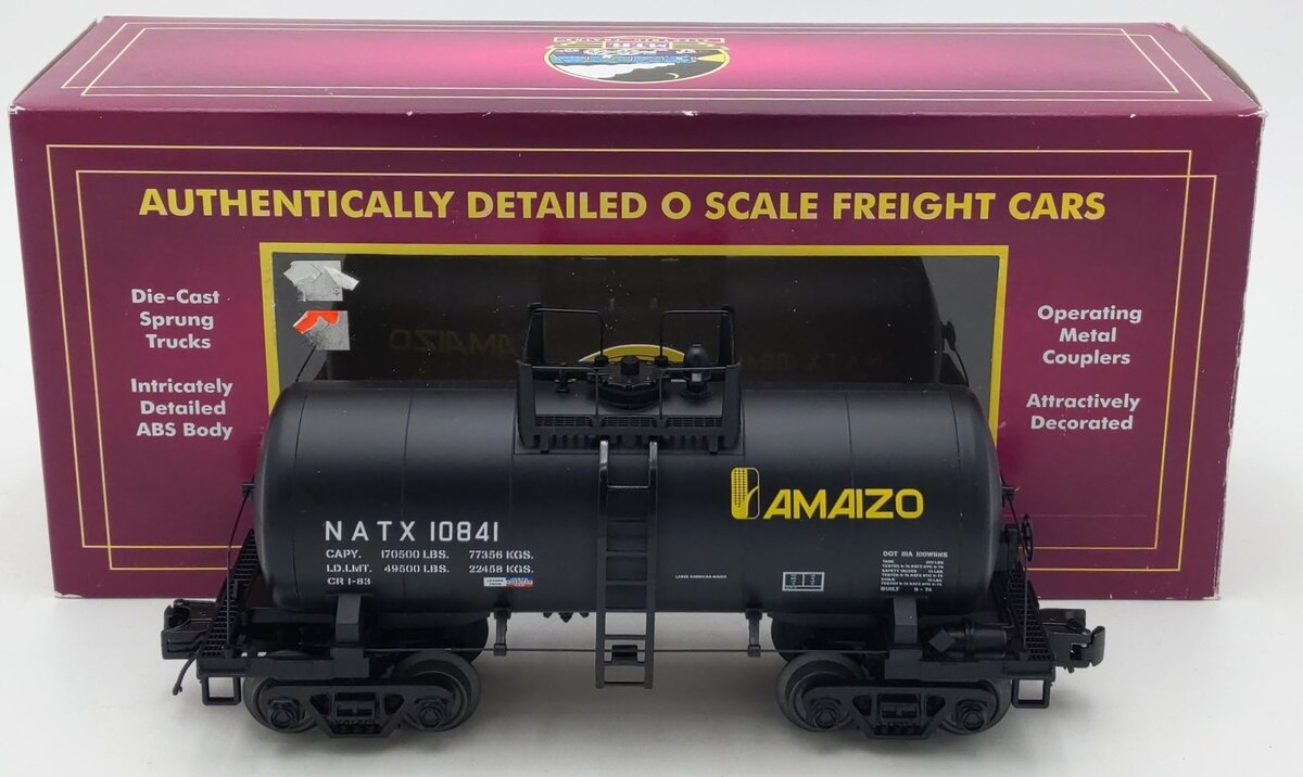 MTH 20-96742 O Gauge Amaizo 8000 Gallon Tank Car #10841 LN/Box