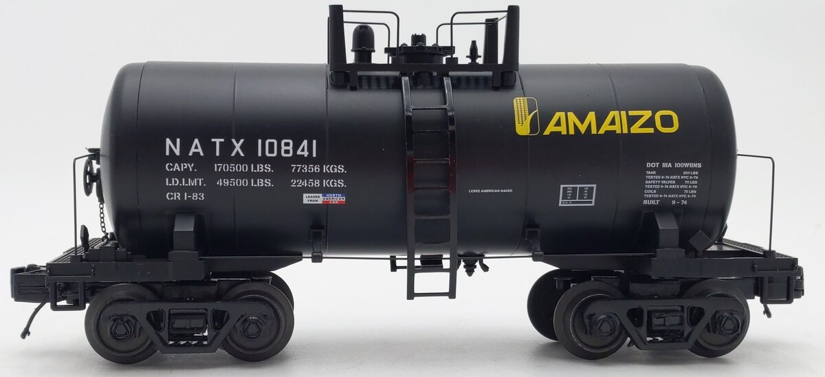 MTH 20-96742 O Gauge Amaizo 8000 Gallon Tank Car #10841 LN/Box