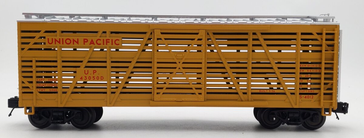 MTH 20-94730 O Union Pacific Steel Sided Stock Car #43050 LN/Box