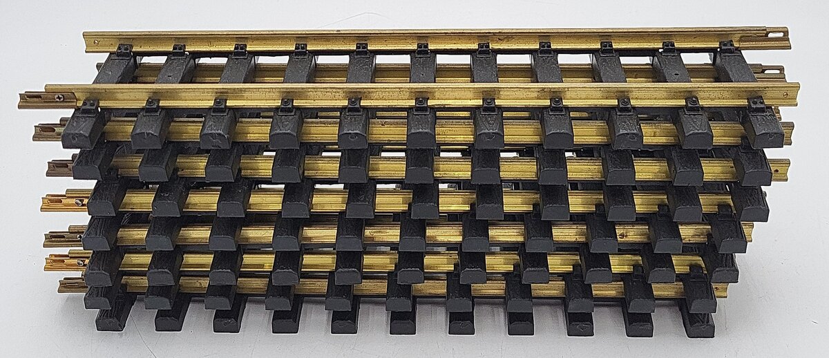 Aristo-Craft 11000 Euro Style Brass 12" Straight Track (7) EX