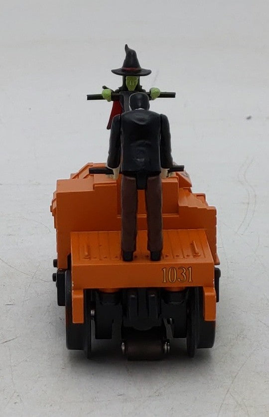 MTH 30-5241 O Orange Halloween Operating Handcar #1031 LN/Box