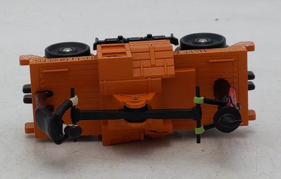 MTH 30-5241 O Orange Halloween Operating Handcar #1031 LN/Box