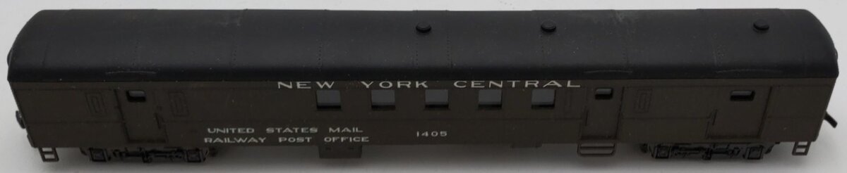 AHM 6452 HO New York Central 1930 72" Railway Post Office Car #1405 VG/Box