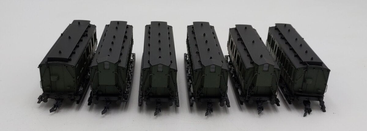 Roco HO Scale Assorted 3-Axel Compartment Cars [6] EX