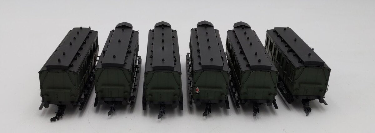 Roco HO Scale Assorted 3-Axel Compartment Cars [6] EX