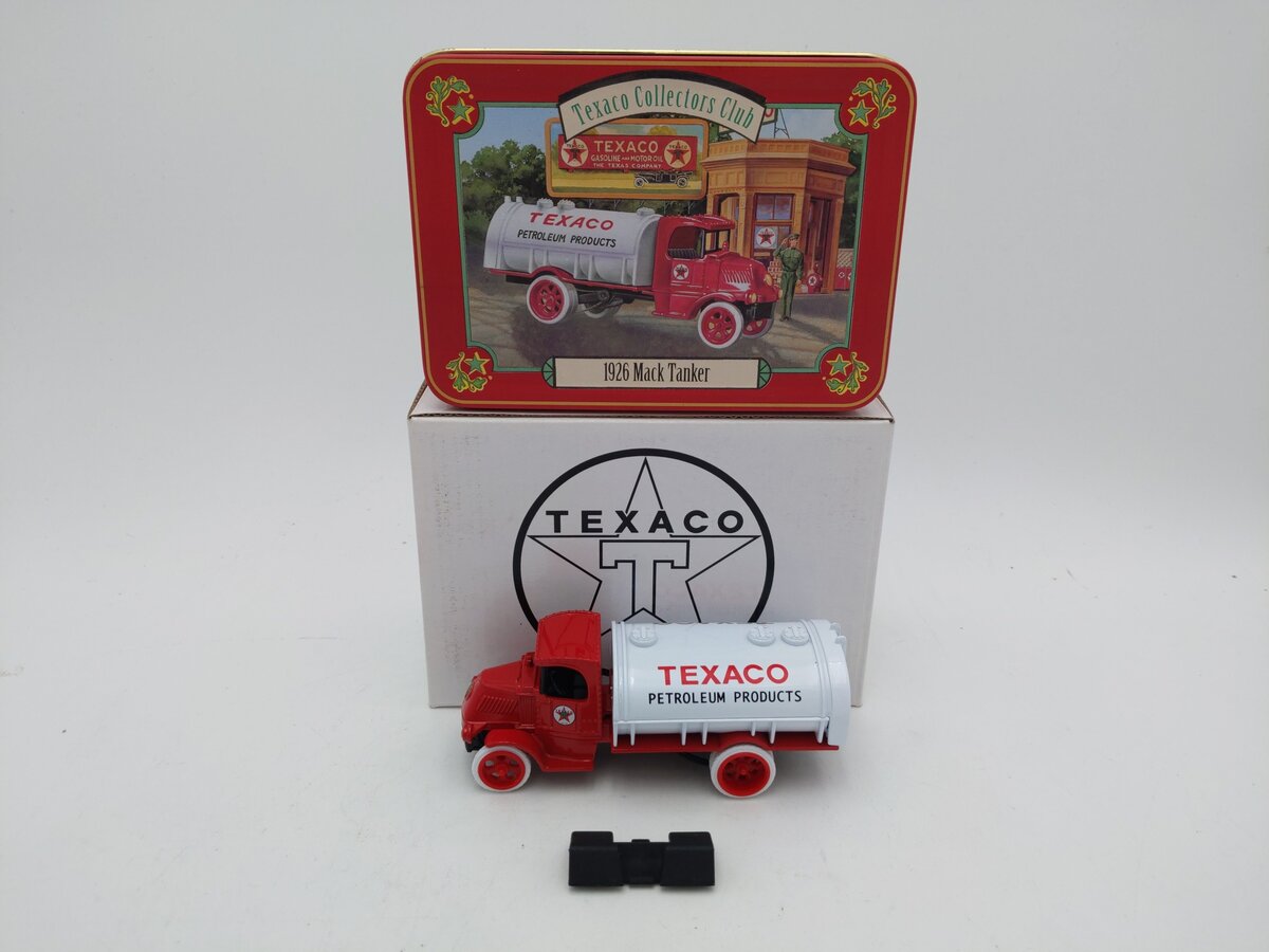Ertl H275 1:43 Texaco Collectors Club 1926 Mack Trailer Truck EX/Box