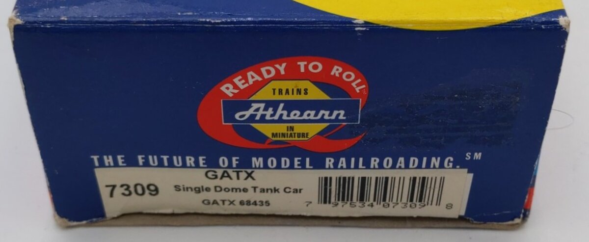 Athearn 7309 HO Scale GATX Single Dome Tank Car #68435 EX/Box