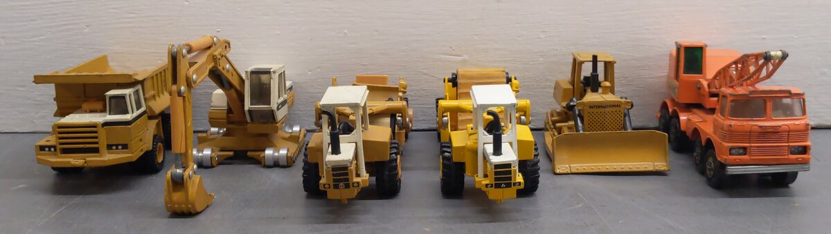 ETRL/Matchbox Vintage Diecast Construction Vehicles [6] VG