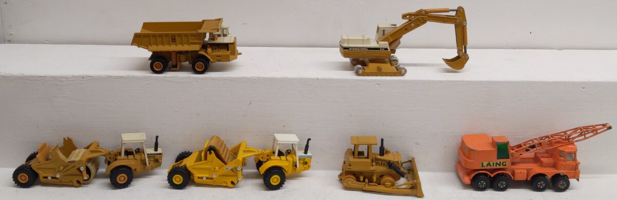 ETRL/Matchbox Vintage Diecast Construction Vehicles [6] VG