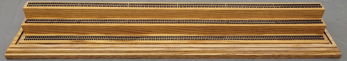 Hobby Specialties by PJ N Scale 32 inch 3 Tier Display Case EX