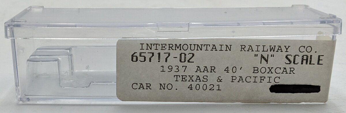 InterMountain 65717-02 N Texas & Pacific 1937 AAR 40' Boxcar #40021 LN/Box