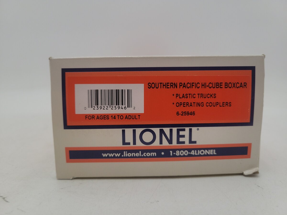Lionel 6-25946 O SP Black Widow Hi-Cube Boxcar EX/Box