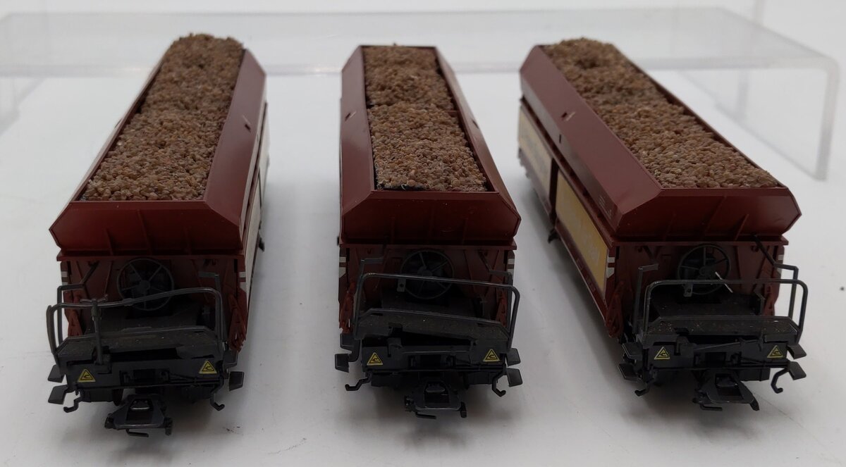 Roco 46250 HO Scale Peine Salzgitter Hopper w/Load  (3) EX