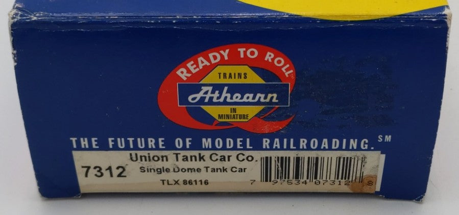 Athearn 7312 HO UTLX Single Dome Tank Car #86116 EX/Box