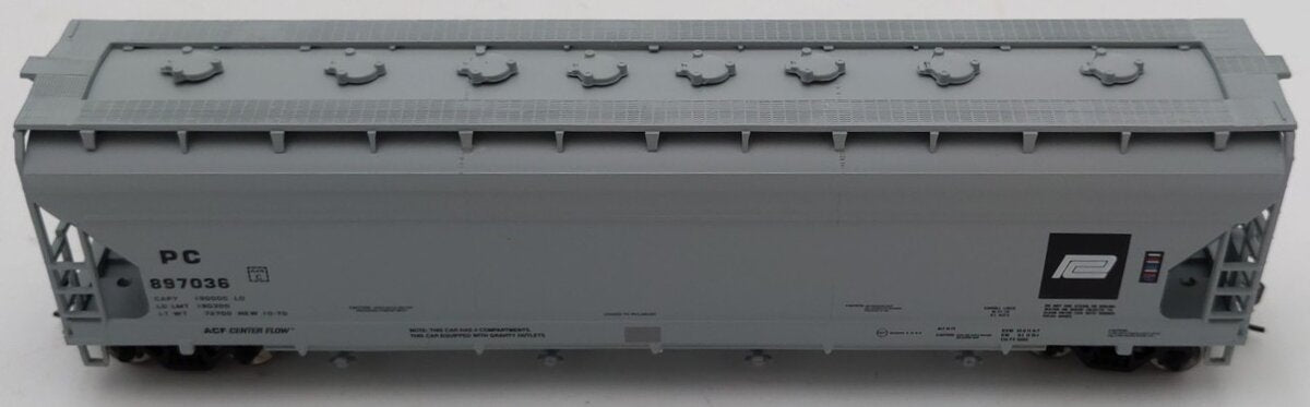 Athearn 72268 HO Scale Penn Central ACF Centerflow Hopper #897036 EX/Box